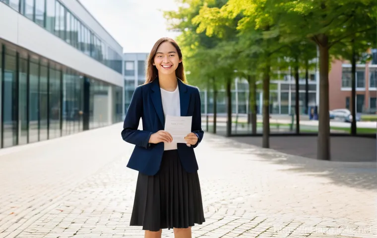 외국어 자격증과 관련된 취업 공고 정보 - **Prompt:** A diverse group of young professionals, casually dressed in stylish business attire, are...